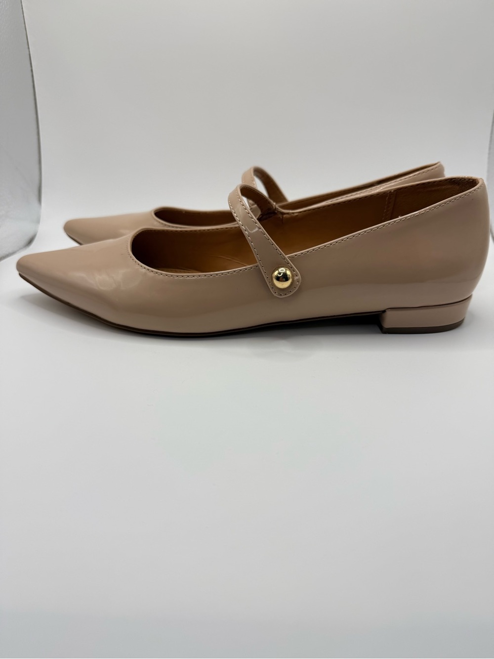 J.CREW Factory Women’s Mary Jane Pointy- Toe Ballet Flats Blush Pink Size 8.5